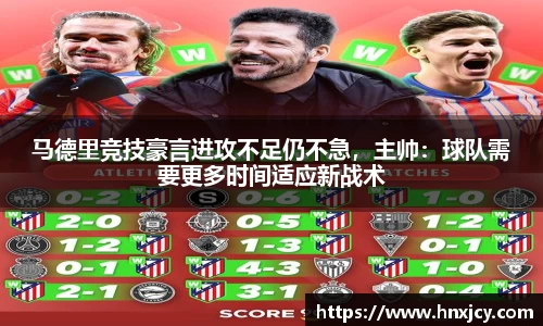 马德里竞技豪言进攻不足仍不急，主帅：球队需要更多时间适应新战术
