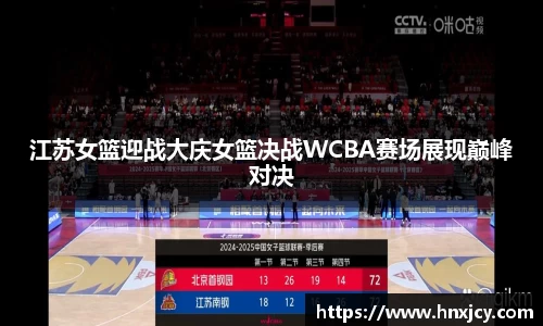 江苏女篮迎战大庆女篮决战WCBA赛场展现巅峰对决
